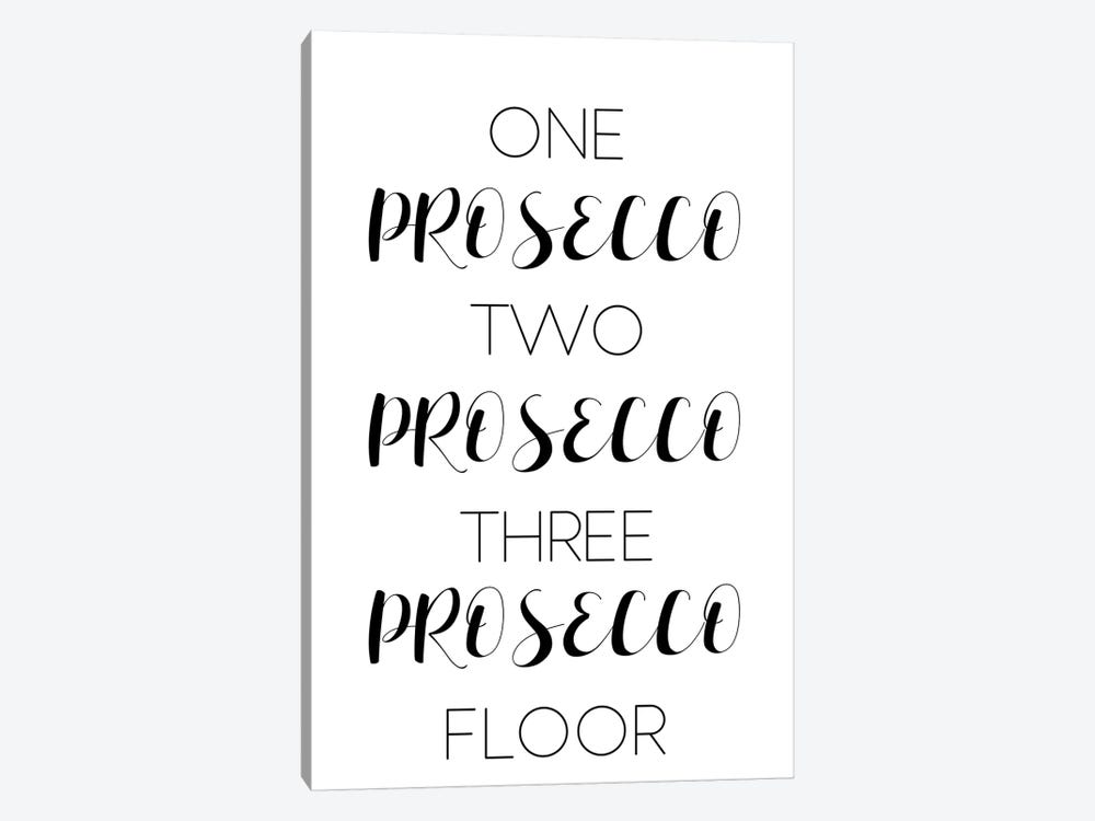 One Prosecco Two by Pixy Paper 1-piece Canvas Wall Art