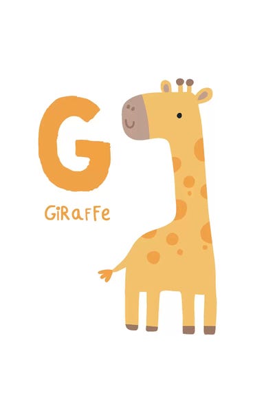 The Letter G: Animal Alphabet - G by Pixy Paper