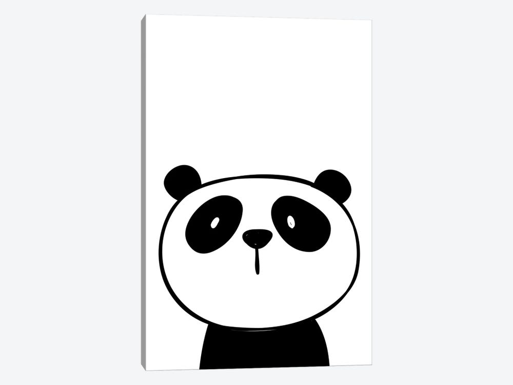 Panda by Pixy Paper 1-piece Canvas Print
