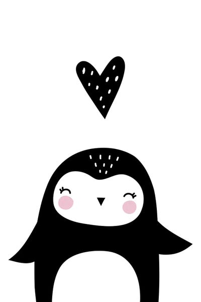 Penguins: Penguin With Heart by Pixy Paper