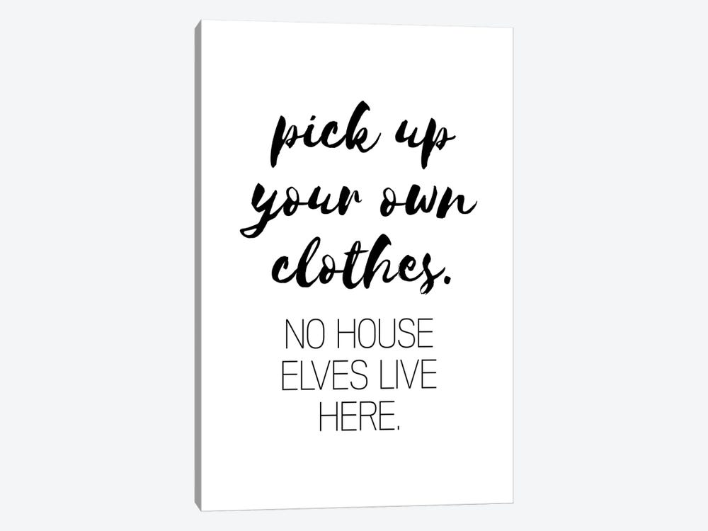 Pick Up Your Own Clothes by Pixy Paper 1-piece Canvas Print