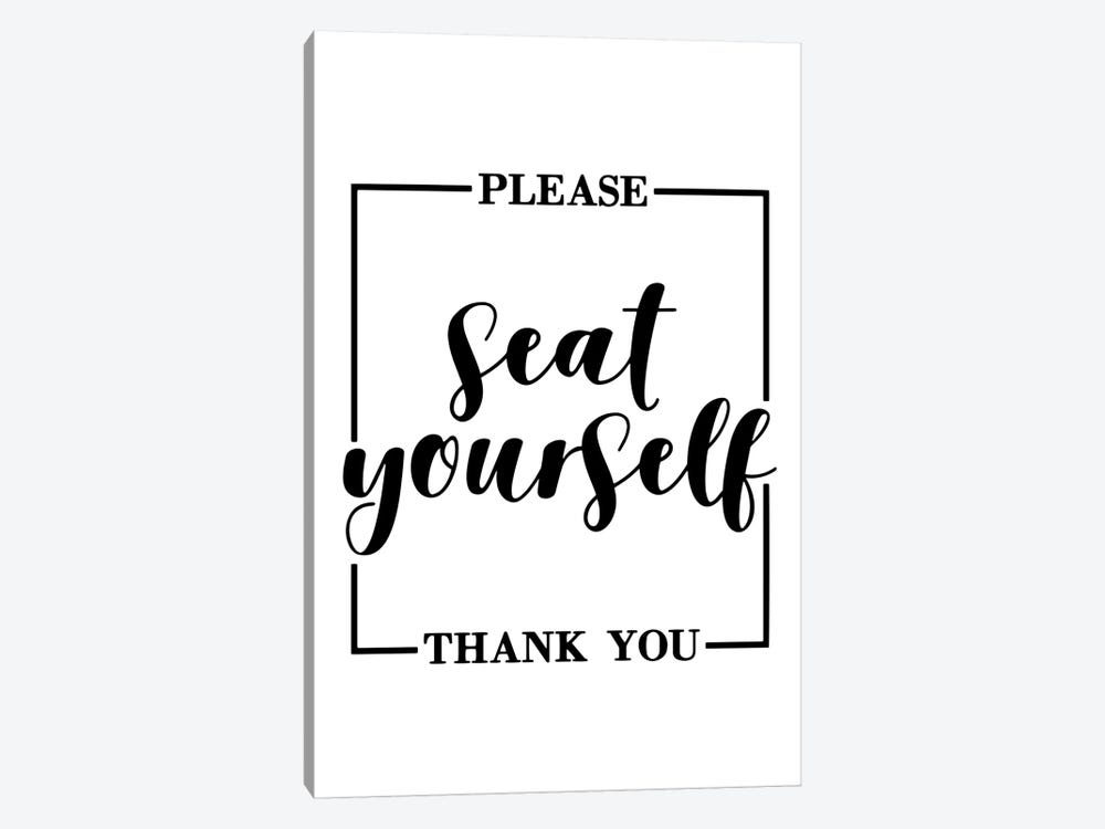 Please Seat Yourself by Pixy Paper 1-piece Canvas Art