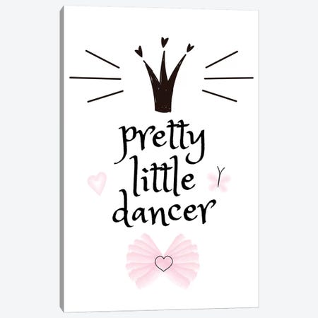 Pretty Little Dancer Canvas Print #PXY404} by Pixy Paper Canvas Art Print