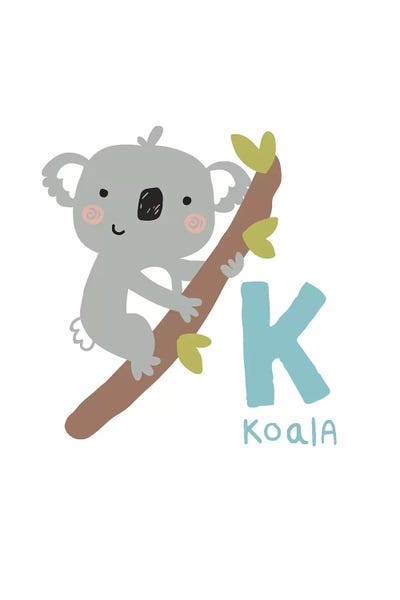 The Letter K: Animal Alphabet - K by Pixy Paper