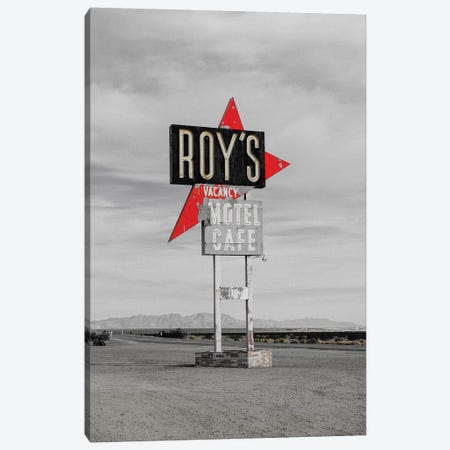 Roys Motel Canvas Print #PXY424} by Pixy Paper Canvas Art Print