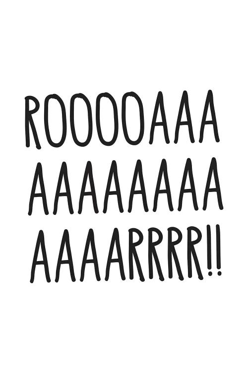 Rrooaarr by Pixy Paper wall art