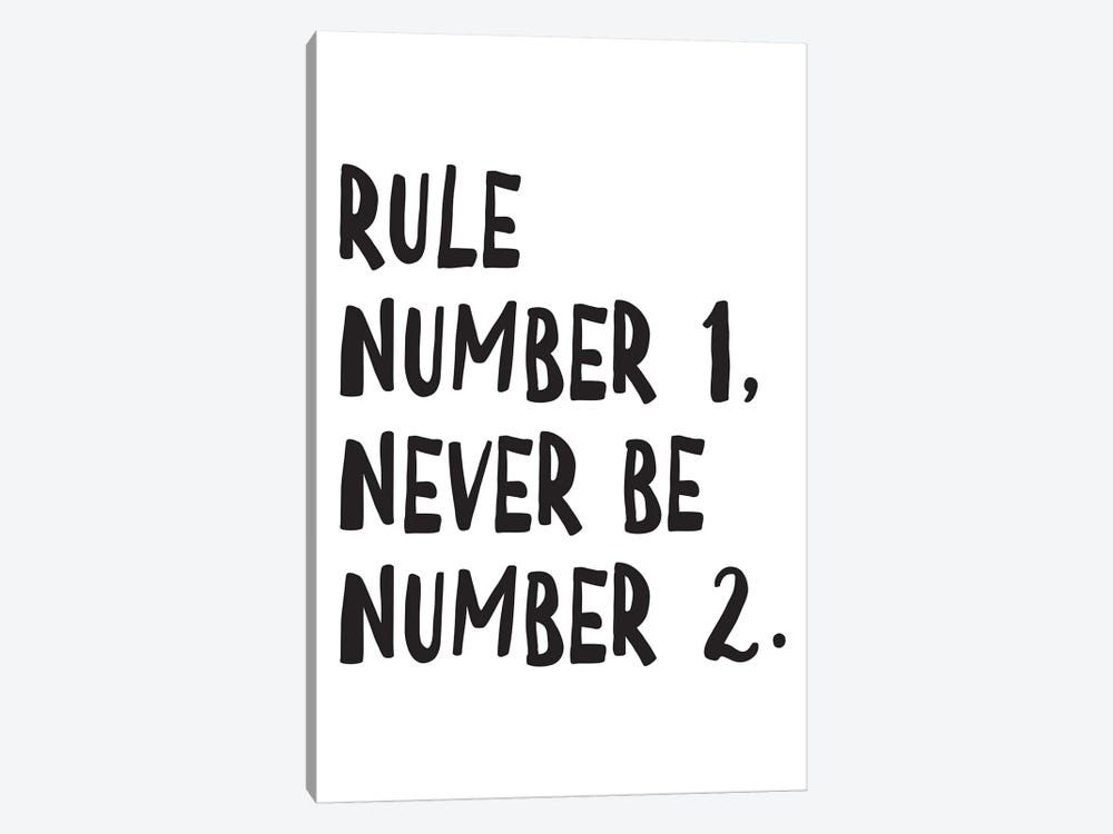 Rule Number by Pixy Paper 1-piece Canvas Wall Art