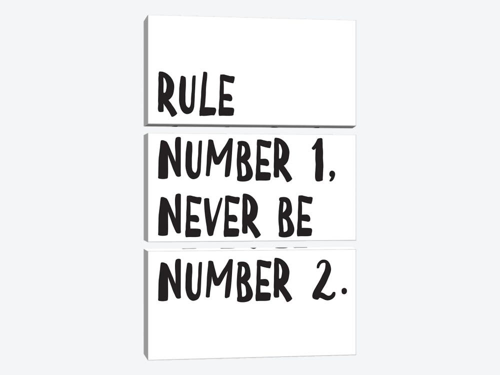 Rule Number by Pixy Paper 3-piece Canvas Wall Art