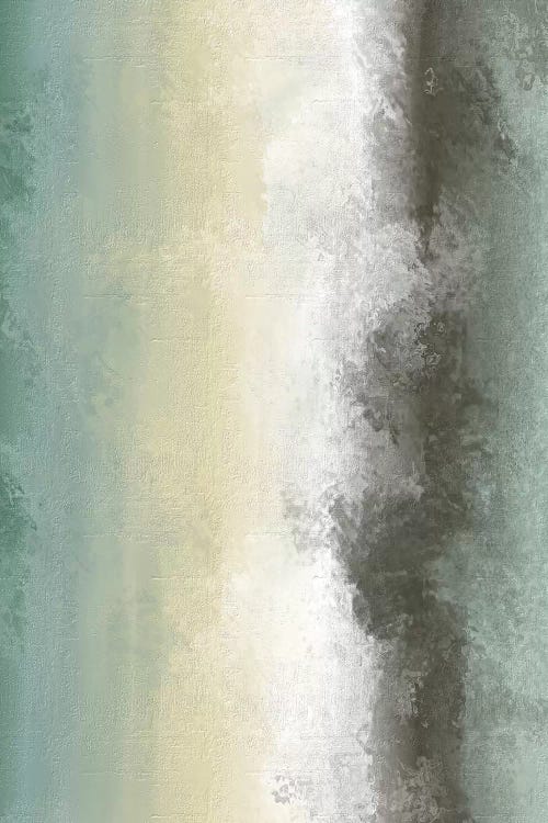 Sand & Shore With Black Watercolour by Pixy Paper wall art