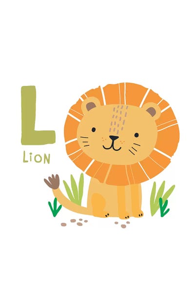 The Letter L: Animal Alphabet - L by Pixy Paper