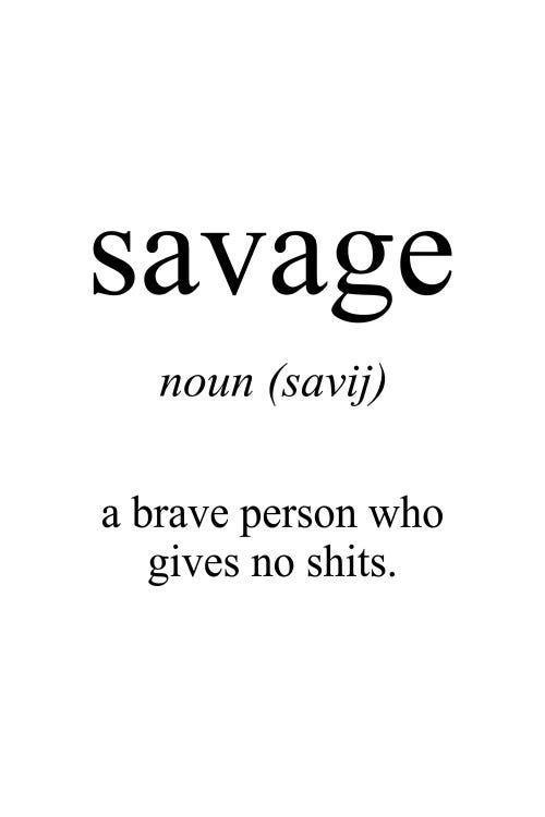 Savage Meaning