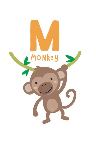 The Letter M: Animal Alphabet - M by Pixy Paper