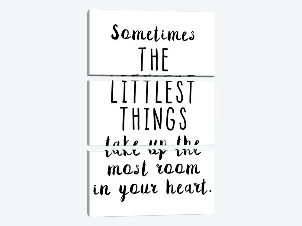 Sometimes The Littlest Things by Pixy Paper 3-piece Art Print