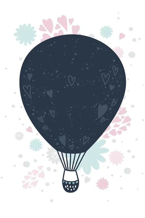 Super Unicorn Designs - Hot Air Balloon by Pixy Paper wall art