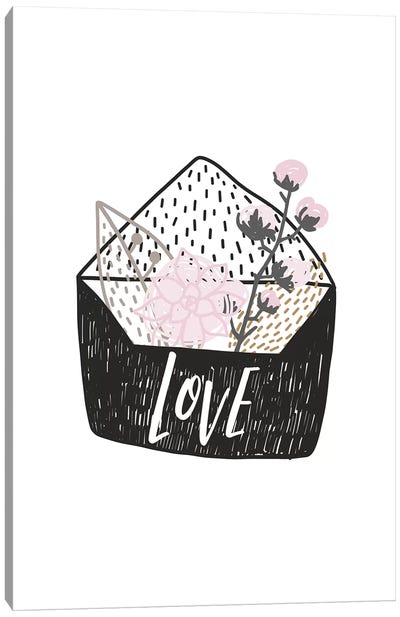 Super Unicorn Designs - Love Letter Canvas Art Print - Pixy Paper