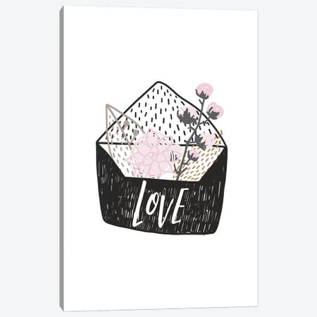 Super Unicorn Designs - Love Letter Canvas Print #PXY464} by Pixy Paper Art Print