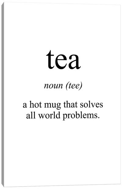Tea Meaning Canvas Art Print - Pixy Paper
