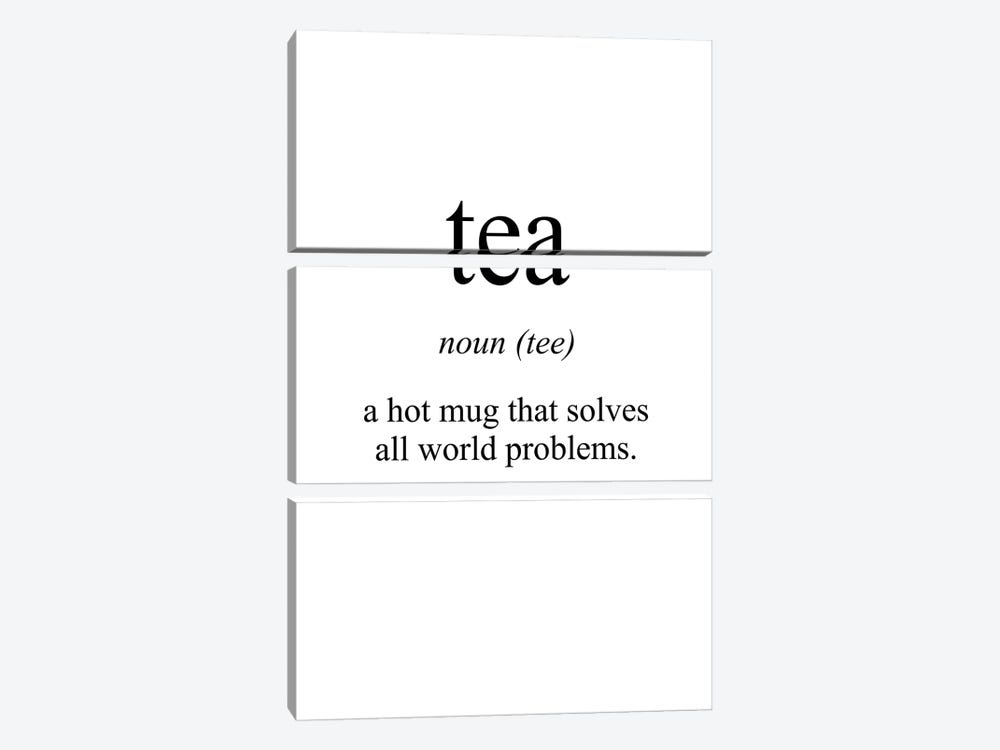 Tea Meaning by Pixy Paper 3-piece Canvas Wall Art