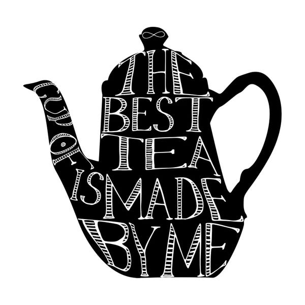 Pixy Paper: The Best Cup Of Tea Teapot Landscape by Pixy Paper