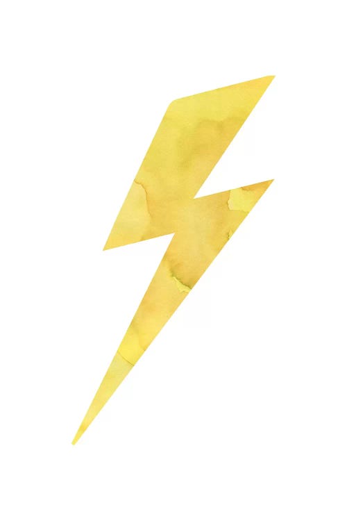 Thunder Watercolour by Pixy Paper wall art