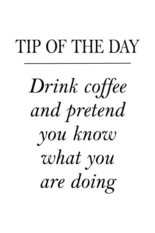 Tip Of The Day by Pixy Paper wall art
