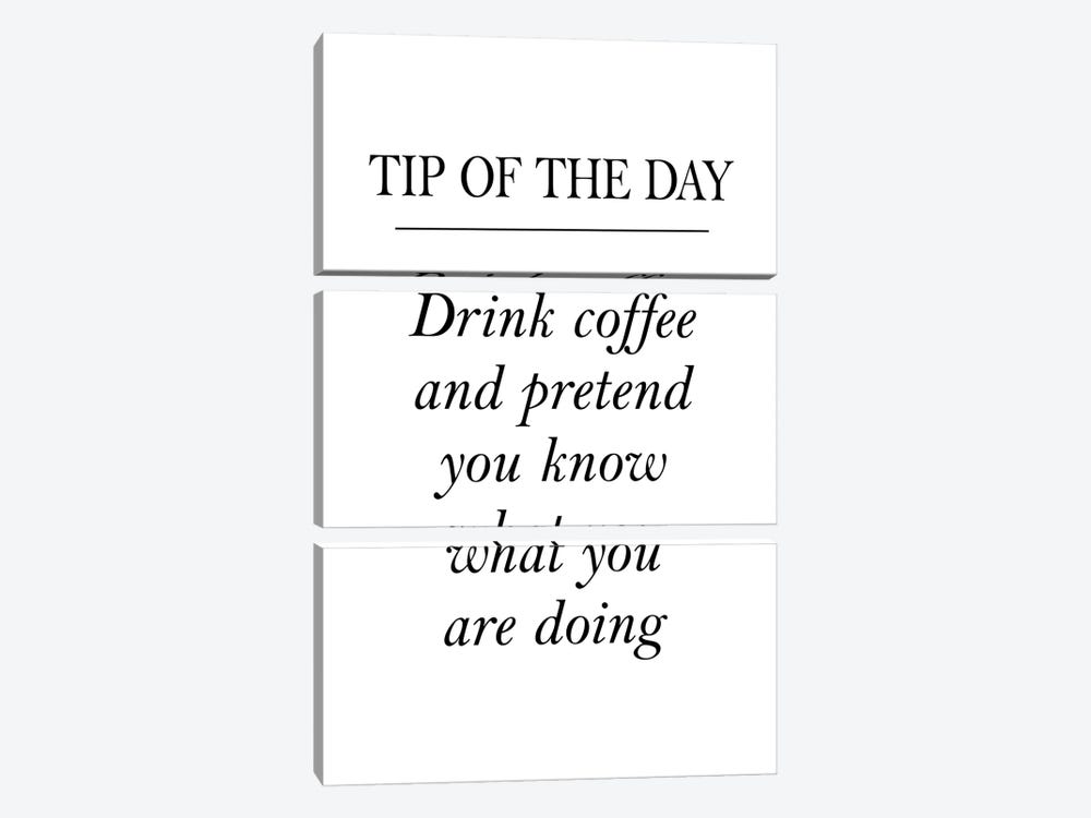 Tip Of The Day by Pixy Paper 3-piece Canvas Art
