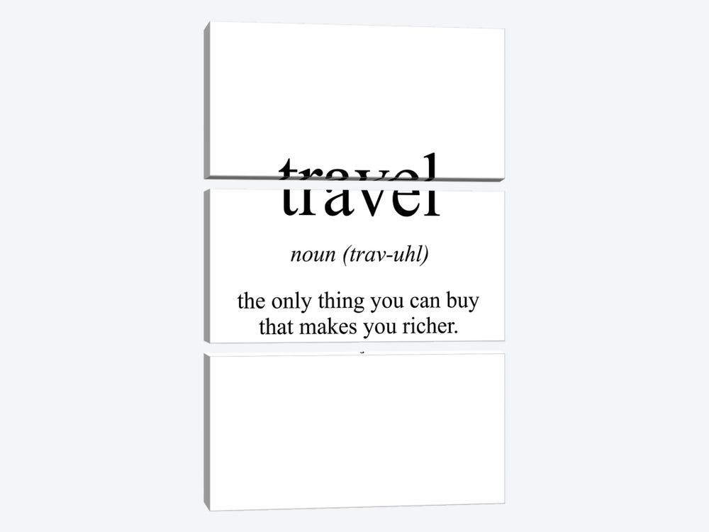 Travel Meaning by Pixy Paper 3-piece Canvas Art