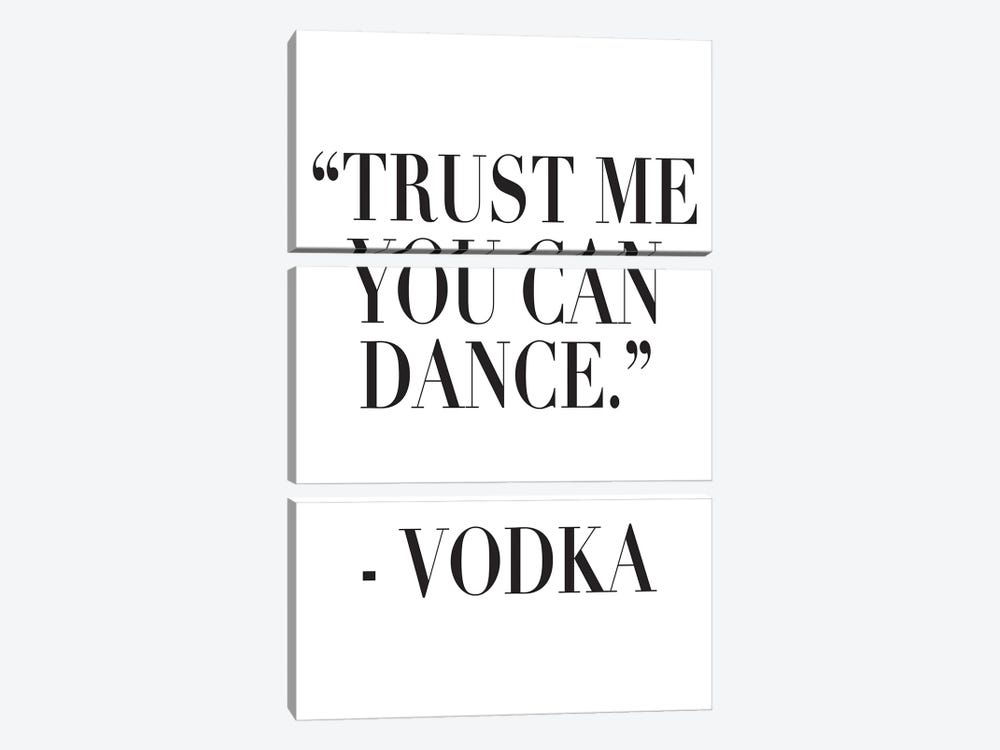 Trust Me You Can Dance by Pixy Paper 3-piece Canvas Wall Art