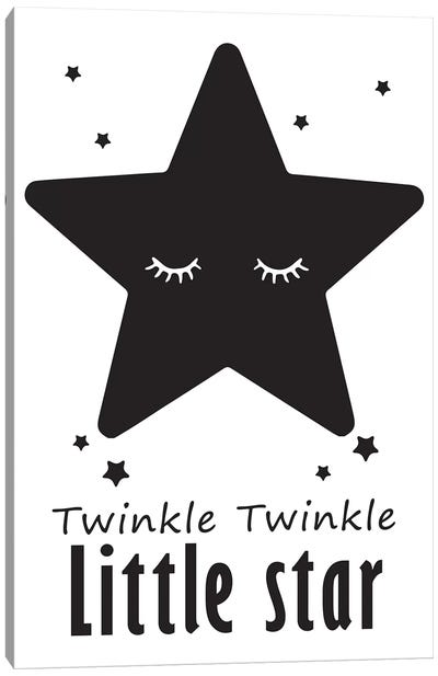 Twinkle Little Star Canvas Art Print - Pixy Paper