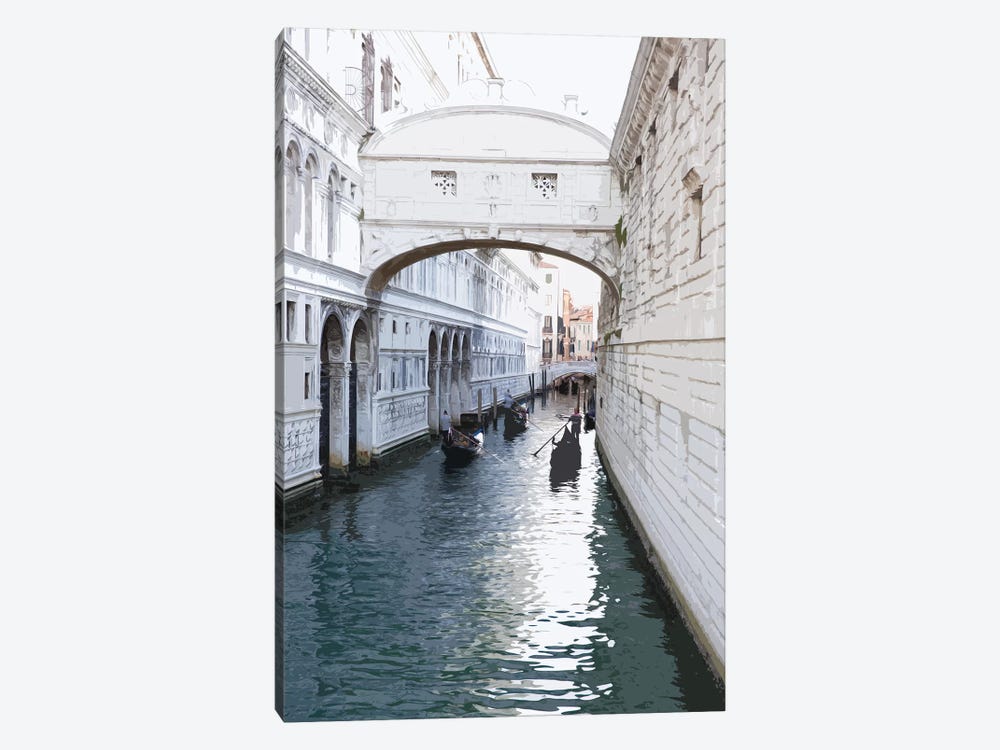 Venice Blue by Pixy Paper 1-piece Canvas Wall Art
