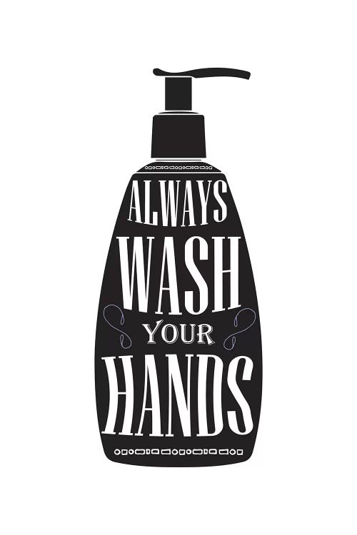 Wash Your Hands Silhouette