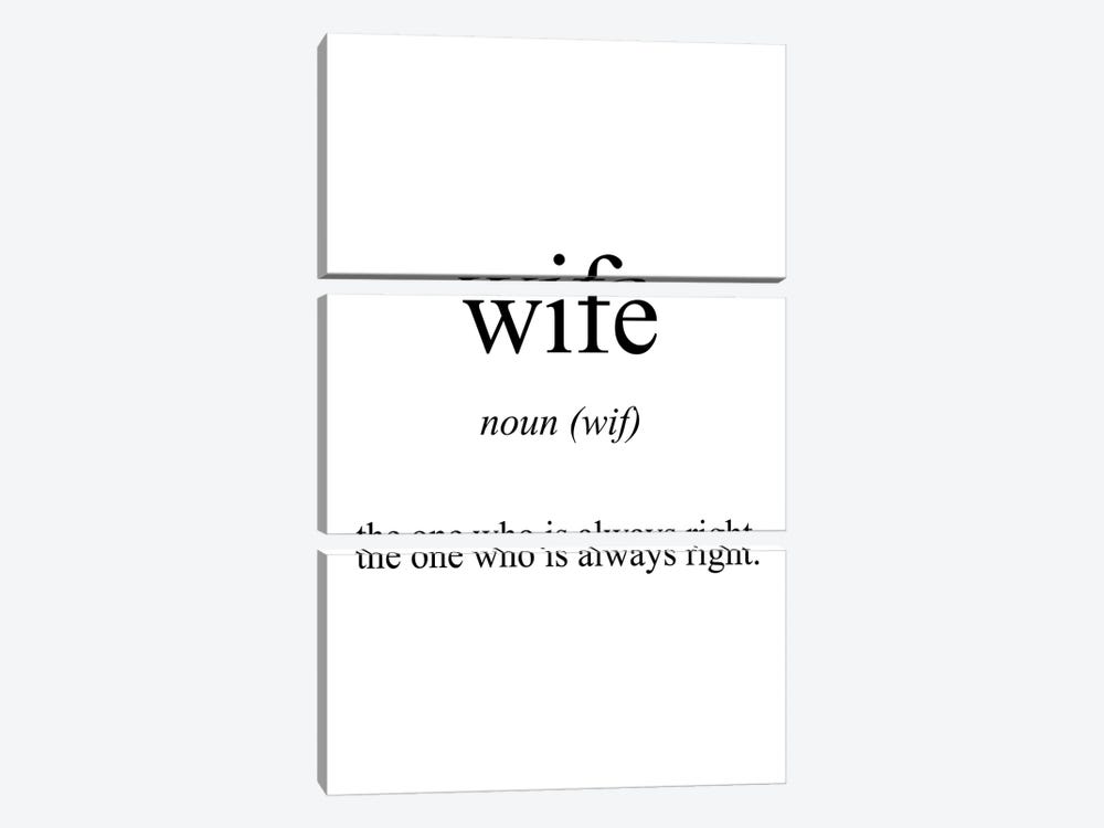 Wife Meaning by Pixy Paper 3-piece Art Print
