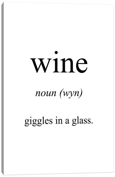 Wine Meaning Canvas Art Print - Pixy Paper
