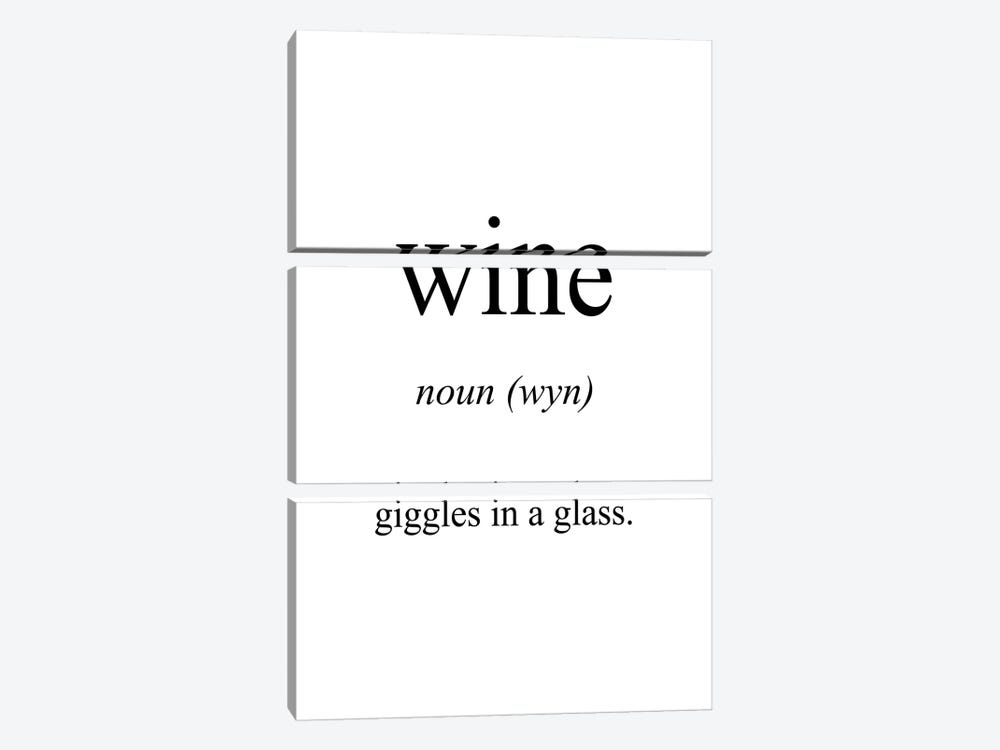 Wine Meaning by Pixy Paper 3-piece Art Print