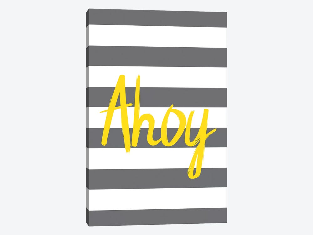 Yellow Ahoy Nordic Design by Pixy Paper 1-piece Canvas Art