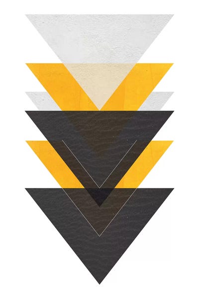 Pixy Paper: Yellow And Black Triangles by Pixy Paper