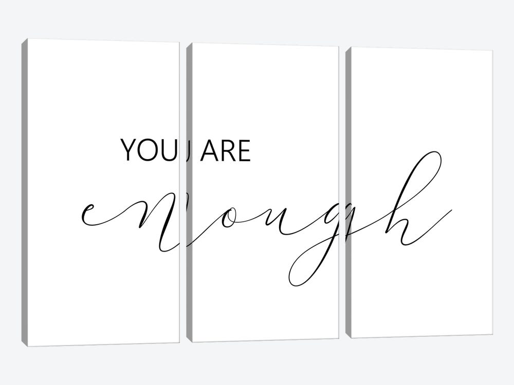 You Are Enough by Pixy Paper 3-piece Canvas Wall Art