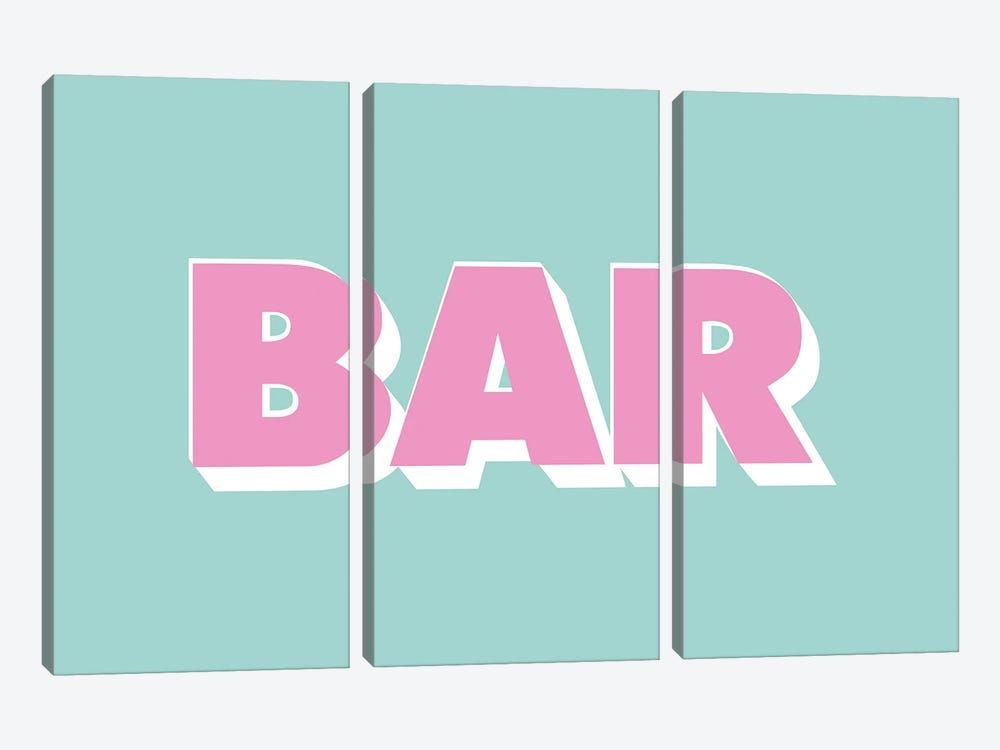 Bar by Pixy Paper 3-piece Art Print