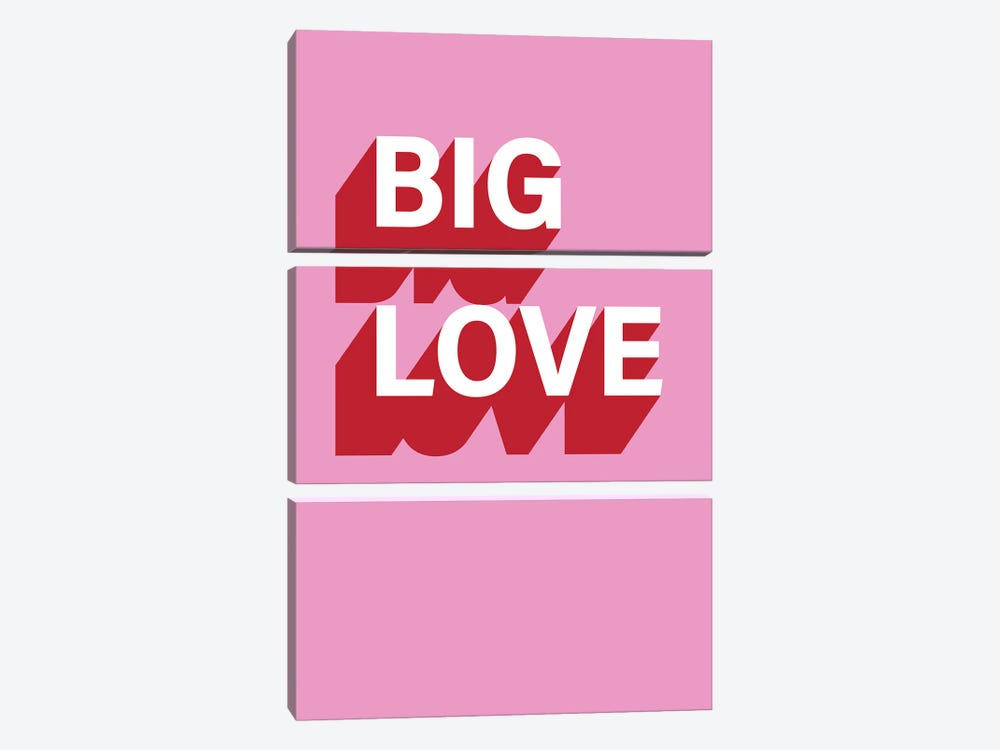 Big Love by Pixy Paper 3-piece Art Print