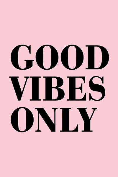 Good Vibes Only Neon Funk by Pixy Paper framed wall art