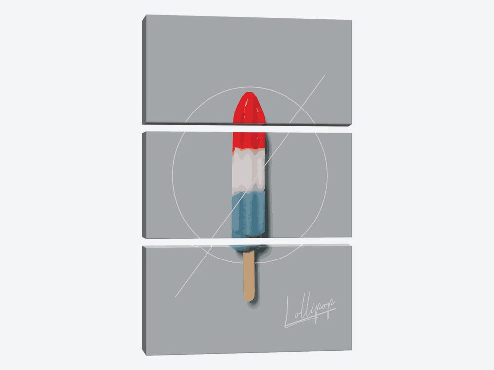 Lollipop by Pixy Paper 3-piece Canvas Artwork