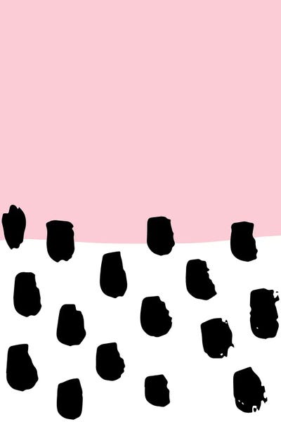 Polka Dot: Pink Polka Neon Funk by Pixy Paper