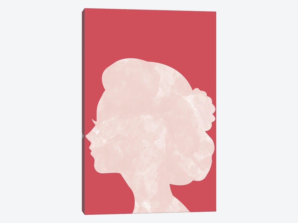 Marble Head Red by Pixy Paper 1-piece Art Print