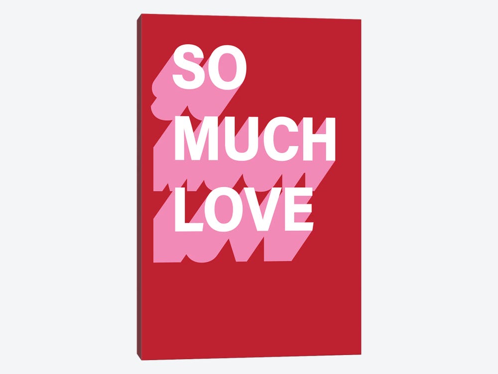So Much Love Shadow by Pixy Paper 1-piece Canvas Wall Art