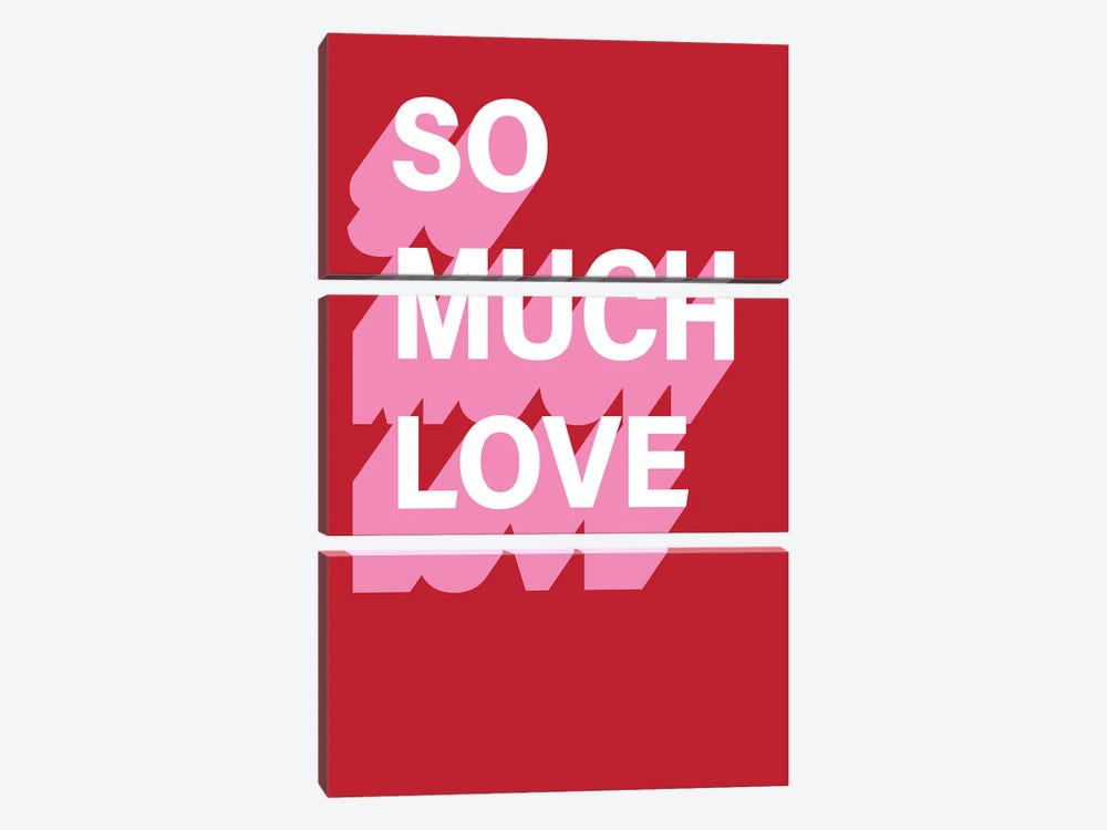 So Much Love Shadow by Pixy Paper 3-piece Canvas Art