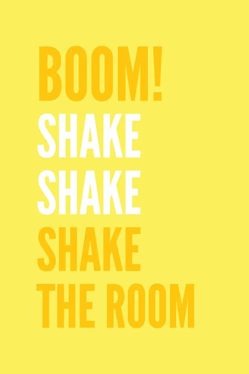 Boom Shake The Room Yellow