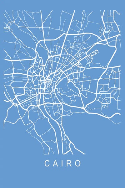Pixy Paper: Cairo Map Blueprint by Pixy Paper