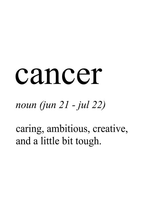 Cancer by Pixy Paper wall art