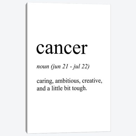 Cancer Canvas Print #PXY734} by Pixy Paper Canvas Art Print