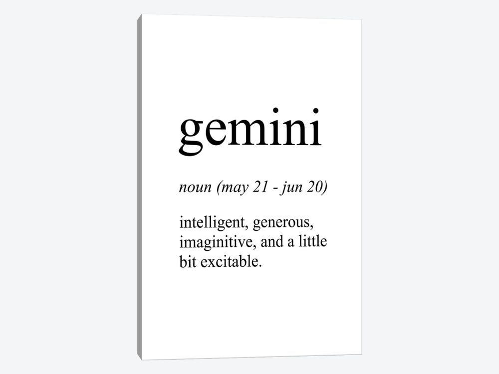 Gemini by Pixy Paper 1-piece Canvas Wall Art